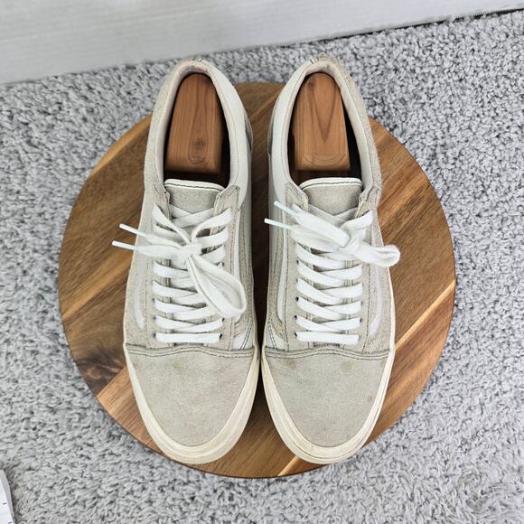 Vans x Notre OG Old Skool White Marshmallow Suede Canvas Daily Sneaker Mens 10.5 - Picture 6 of 15